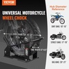 image:imageVEVOR Motorcycle Wheel Chock Max 1800 lbs Heavy Duty Motorcycle Stand with 3 Adjustable Holes Durable Steel Motorbike Front Tire Bracket Fits 1521 Wheels Work with OffRoad and Regular BikesColumn