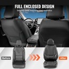 image:imageVEVOR Seat Covers Universal Car Seat Covers Full Set Seats Front and Rear Seat 13pcs Faux Leather Seat Cover Full Enclosed Design Detachable Headrest and Airbag Compatible for Most Car SUV TruckBlack