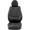 image:imageVEVOR Seat Covers Universal Car Seat Covers Full Set Seats Front and Rear Seat 13pcs Faux Leather Seat Cover Full Enclosed Design Detachable Headrest and Airbag Compatible for Most Car SUV TruckBlack