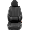 image:imageVEVOR Seat Covers Universal Car Seat Covers Full Set Seats Front and Rear Seat 13pcs Faux Leather Seat Cover Full Enclosed Design Detachable Headrest and Airbag Compatible for Most Car SUV TruckBlack