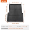 image:imageVEVOR Truck Bed Mat Compatible with 20052023 Toyota Tacoma 5 FT Bed TPE Material Black Thick and HeavyDuty NonSlip AllWeather Protection