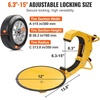 image:imageVEVOR Wheel Lock Clamp 1 Pack Trailer Wheel Lock HeavyDuty Anti Theft Tire Lock Adjustable Tire Boot Lock Trailer Wheel Locks for RV Trailers Cars Trucks SUVs1