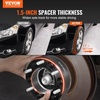 image:imageVEVOR Wheel Spacers 2 6x55 Wheel Adapters 6 Lug Forged Spacer 781 mm Bore Hubcentric M14 x15 Studs Spacers Fit for 19842018 Chevrolet GMC and Cadillac 4 PCS Black15