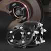 image:imageVEVOR Wheel Spacers 2 6x55 Wheel Adapters 6 Lug Forged Spacer 781 mm Bore Hubcentric M14 x15 Studs Spacers Fit for 19842018 Chevrolet GMC and Cadillac 4 PCS Black1
