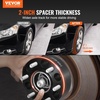 image:imageVEVOR Wheel Spacers 2 6x55 Wheel Adapters 6 Lug Forged Spacer 781 mm Bore Hubcentric M14 x15 Studs Spacers Fit for 19842018 Chevrolet GMC and Cadillac 4 PCS Black2