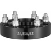 image:imageVEVOR Wheel Spacers 2 6x55 Wheel Adapters 6 Lug Forged Spacer 781 mm Bore Hubcentric M14 x15 Studs Spacers Fit for 19842018 Chevrolet GMC and Cadillac 4 PCS Black15