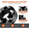 image:imageVEVOR Wheel Spacers 2 6x55 Wheel Adapters 6 Lug Forged Spacer 781 mm Bore Hubcentric M14 x15 Studs Spacers Fit for 19842018 Chevrolet GMC and Cadillac 4 PCS Black2