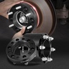 image:imageVEVOR Wheel Spacers 2 6x55 Wheel Adapters 6 Lug Forged Spacer 781 mm Bore Hubcentric M14 x15 Studs Spacers Fit for 19842018 Chevrolet GMC and Cadillac 4 PCS Black15