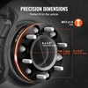 image:imageVEVOR Wheel Spacers 2 6x55 Wheel Adapters 6 Lug Forged Spacer 781 mm Bore Hubcentric M14 x15 Studs Spacers Fit for 19842018 Chevrolet GMC and Cadillac 4 PCS Black15