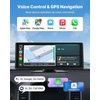 image:imageVEVOR Wireless Car Stereo 10Inch HD Portable Radio Touch Screen Compatible with Apple CarPlay and Android Auto CarPlay Screen for Car with Voice Control Mirror Link Bluetooth GPS Navigation