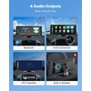 image:imageVEVOR Wireless Car Stereo 10Inch HD Portable Radio Touch Screen Compatible with Apple CarPlay and Android Auto CarPlay Screen for Car with Voice Control Mirror Link Bluetooth GPS Navigation