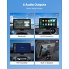 image:imageVEVOR Wireless Car Stereo 9Inch HD Portable Radio Touch Screen Compatible with Apple CarPlay amp Android Auto CarPlay Screen with Backup Camera Voice Control Mirror Link Bluetooth GPS Navigation