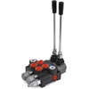 image:imageVevor 2 Spool Hydraulic Directional Control Valve Double Acting Control Valve 11 GPM 3600 PSI SAE Port for Tractors Loaders Tanks Black