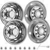 image:imageVEVOR 16inch Wheel Simulators 304 Stainless Steel Wheel Simulator Kit with Mirror Polished Finish 2 Front and 2 Rear Wheel Covers Fit for Ford F350 19741998 4 pcs195