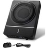 image:imageVEVOR 8 400W Underseat Car Subwoofer Slim Powered Car Subwoofers Under The Seat Low Profile Audio Sub Builtin Amplifier HighLow Level Input amp Volume Controller for SUVs Car Truck RV8IN