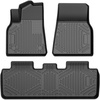 image:imageVEVOR Floor Mats Fits for Tesla Model Y 20212024 All Weather Protection Custom Fit Car Floor Liners Front amp 2nd RowTesla Model Y