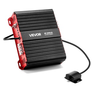 image:imageVEVOR Monoblock Car Amplifier 400W RMS MAX 124 Ohm Stable 1Channel Class D Car Audio Amplifier with Remote Subwoofer Level Control Low Pass Filter Bass Boost amp Phase Shift Volume Controller2000W
