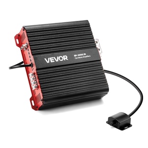 image:imageVEVOR Monoblock Car Amplifier 400W RMS MAX 124 Ohm Stable 1Channel Class D Car Audio Amplifier with Remote Subwoofer Level Control Low Pass Filter Bass Boost amp Phase Shift Volume Controller3000W