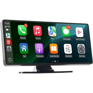 image:imageVEVOR Wireless Car Stereo 10Inch HD Portable Radio Touch Screen Compatible with Apple CarPlay and Android Auto CarPlay Screen for Car with Voice Control Mirror Link Bluetooth GPS Navigation