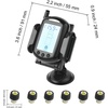 image:imageHappybuy RV Tire Pressure Monitoring System 0199 PSI Trailer TPMS Universal Wireless Alarm Waterproof with 6 Sensors 7 Modes Realtime Display Easy Install