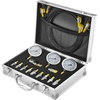 image:imageHydraulic Pressure Test Kit 250400600bar 3 Gauges 11 Test Couplings 3 Test Hoses Excavator Hydraulic Test Gauge Set with Portable Carrying Case for Excavator Tractors Construction Machinery  Excavator Hydraulic Test Gauge Set with Portable Carrying Case for Excavator Tractors Compressors Construction Machinery3 Gauges 11 Test Couplings