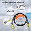 image:imageHydraulic Pressure Test Kit 250400600bar 3 Gauges 11 Test Couplings 3 Test Hoses Excavator Hydraulic Test Gauge Set with Portable Carrying Case for Excavator Tractors Construction Machinery  Excavator Hydraulic Test Gauge Set with Portable Carrying Case for Excavator Tractors Compressors Construction Machinery3 Gauges 11 Test Couplings