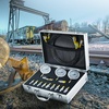image:imageHydraulic Pressure Test Kit 250400600bar 3 Gauges 11 Test Couplings 3 Test Hoses Excavator Hydraulic Test Gauge Set with Portable Carrying Case for Excavator Tractors Construction Machinery  Excavator Hydraulic Test Gauge Set with Portable Carrying Case for Excavator Tractors Compressors Construction Machinery3 Gauges 11 Test Couplings