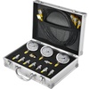 image:imageHydraulic Pressure Test Kit 250400600bar 3 Gauges 11 Test Couplings 3 Test Hoses Excavator Hydraulic Test Gauge Set with Portable Carrying Case for Excavator Tractors Construction Machinery  Excavator Hydraulic Test Gauge Set with Portable Carrying Case for Excavator Tractors Compressors Construction Machinery3 Gauges 9 Test Couplings