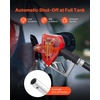 image:imageVEVOR 15 Inch Barb Automatic Fuel Nozzle with Swivel Max Flow Rate 37 GPM Auto Shut Off Diesel Gas Pump Nozzle with 3Speed Trigger Lock amp 15 Inch OD40 mm Spout for Gasoline Diesel KeroseneRed