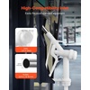 image:imageVEVOR 15 Inch Barb Automatic Fuel Nozzle with Swivel Max Flow Rate 37 GPM Auto Shut Off Diesel Gas Pump Nozzle with 3Speed Trigger Lock amp 15 Inch OD40 mm Spout for Gasoline Diesel KeroseneWhite