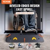 image:imageVEVOR 15 Rise Rubber Threshold Ramp 433 Wide Wheelchair Ramp oorway Natural Curb Ramp 33069Lbs Load Capacity NonSlip Textured Surface Rubber Curb Ramp for Wheelchair and Scooter