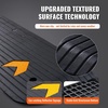 image:imageVEVOR 15 Rise Rubber Threshold Ramp 433 Wide Wheelchair Ramp oorway Natural Curb Ramp 33069Lbs Load Capacity NonSlip Textured Surface Rubber Curb Ramp for Wheelchair and Scooter