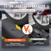 image:imageVEVOR 15 Rise Rubber Threshold Ramp 433 Wide Wheelchair Ramp oorway Natural Curb Ramp 33069Lbs Load Capacity NonSlip Textured Surface Rubber Curb Ramp for Wheelchair and Scooter