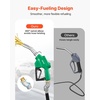 image:imageVEVOR 34Inch NPT Automatic Fuel Nozzle with Swivel Max Flow Rate 118 GPM Auto Shut Off Diesel Gas Pump Nozzle with 3Speed Trigger Lock amp 078 in OD20 mm Spout for Gasoline Diesel KeroseneGreen