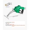 image:imageVEVOR 34Inch NPT Automatic Fuel Nozzle with Swivel Max Flow Rate 118 GPM Auto Shut Off Diesel Gas Pump Nozzle with 3Speed Trigger Lock amp 078 in OD20 mm Spout for Gasoline Diesel KeroseneGreen