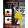 image:imageVEVOR 34Inch NPT Automatic Fuel Nozzle with Swivel Max Flow Rate 118 GPM Auto Shut Off Diesel Gas Pump Nozzle with 3Speed Trigger Lock amp 078 in OD20 mm Spout for Gasoline Diesel KeroseneYellow