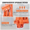 image:imageVEVOR 8Ton Hydraulic Long Ram Jack Engine Hoist Cylinder with Air Pump amp Single Piston Clevis Base Cylinder for Engine Lifts GarageShop Cranes Mechanical amp Farm ApplicationsOrange
