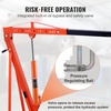 image:imageVEVOR 8Ton Hydraulic Long Ram Jack Engine Hoist Cylinder with Air Pump amp Single Piston Clevis Base Cylinder for Engine Lifts GarageShop Cranes Mechanical amp Farm ApplicationsOrange