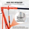 image:imageVEVOR 8Ton Hydraulic Long Ram Jack Engine Hoist Cylinder with Air Pump amp Single Piston Clevis Base Cylinder for Engine Lifts GarageShop Cranes Mechanical amp Farm ApplicationsOrange