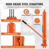 image:imageVEVOR 8Ton Hydraulic Long Ram Jack Engine Hoist Cylinder with Air Pump amp Single Piston Clevis Base Cylinder for Engine Lifts GarageShop Cranes Mechanical amp Farm ApplicationsOrange
