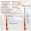 image:imageVEVOR 8Ton Hydraulic Long Ram Jack Engine Hoist Cylinder with Air Pump amp Single Piston Clevis Base Cylinder for Engine Lifts GarageShop Cranes Mechanical amp Farm ApplicationsOrange