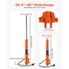 image:imageVEVOR 8Ton Hydraulic Long Ram Jack Engine Hoist Cylinder with Air Pump amp Single Piston Clevis Base Cylinder for Engine Lifts GarageShop Cranes Mechanical amp Farm ApplicationsOrange