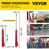 image:imageVEVOR 8Ton Hydraulic Long Ram Jack Engine Hoist Cylinder with Air Pump amp Single Piston Clevis Base Cylinder for Engine Lifts GarageShop Cranes Mechanical amp Farm ApplicationsRed