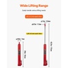 image:imageVEVOR 8Ton Hydraulic Long Ram Jack Engine Hoist Cylinder with Air Pump amp Single Piston Clevis Base Cylinder for Engine Lifts GarageShop Cranes Mechanical amp Farm ApplicationsRed