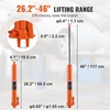 image:imageVEVOR 8Ton Hydraulic Long Ram Jack Engine Hoist Cylinder with Air Pump amp Single Piston Clevis Base Cylinder for Engine Lifts GarageShop Cranes Mechanical amp Farm ApplicationsOrange