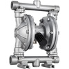 image:imageVEVOR AirOperated Double Diaphragm Pump 12 in Inlet amp Outlet Stainless Steel Body 88 GPM amp Max 120PSI PTFE Diaphragm Pneumatic Transfer Pump for Petroleum Diesel Oil amp Low Viscosity Fluids