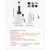 image:imageVEVOR Brake Bleeder Kit 3L Manual Brake Fluid Bleeding Kit with 1L Waste Bottle amp 5 Master Cylinder Adapters OnePerson Professional Brake Fluid Pressure Bleeder for Most Vehicles