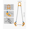 image:imageVEVOR Chain Drum Lifter G80 Drum Lifting Chain Sling with Thickened Security Hook 2000LBS Capacity 16ft Long Sturdy Drums Handling Equipment Carbon Steel Barrel Lifter for Plastic amp Metal Drums16ft