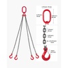 image:imageVEVOR Chain Sling 38inch x 5ft DoubleLeg Lifting Chains with Grab Hooks 4ton Capacity Lifting Slings G80 Alloy Steel DoubleLeg Slings14 Inch x 5 FT Adjustable