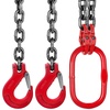 image:imageVEVOR Chain Sling 38inch x 5ft DoubleLeg Lifting Chains with Grab Hooks 4ton Capacity Lifting Slings G80 Alloy Steel DoubleLeg Slings38 Inch x 5FT